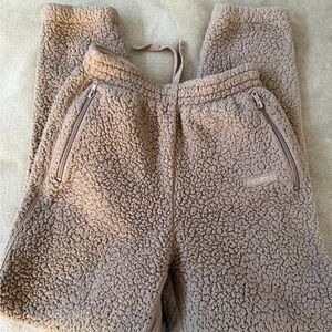 SKIMS Women's Sherpa Pantsuit in Tan